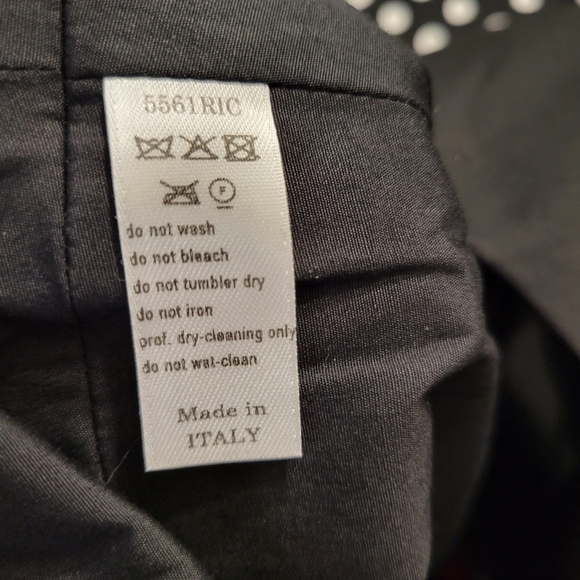 Carolina Herrera Red & Black Colorblock Sheath Dress - Picture 7 of 7